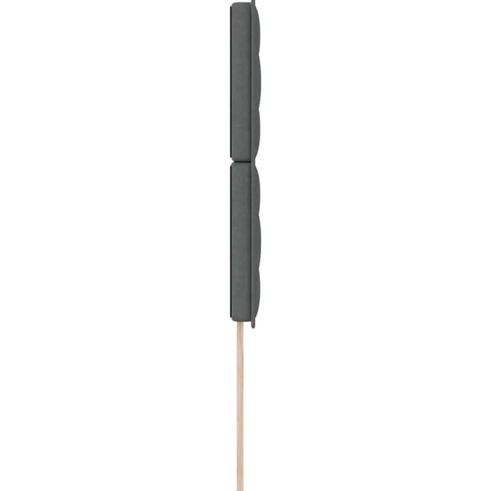 vidaXL Cabecero 80 cm tela Gris oscuro Outlet