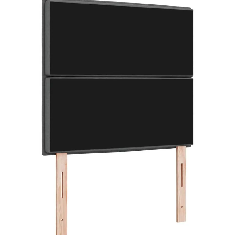 vidaXL Cabecero 80 cm tela Gris oscuro Outlet