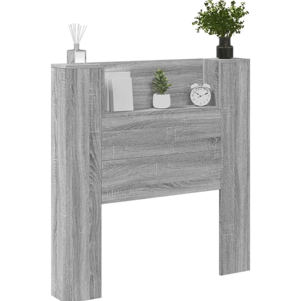 vidaXL Camas Y Accesorios-Cabecero 100 x 16,5 x 103,5 cm Madera de ingeniería