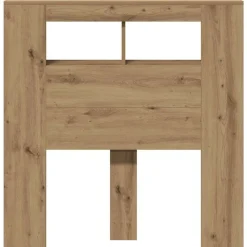 vidaXL Cabecero LED madera ingeniería 100x18,5x103,5 cm Roble artisan Sale