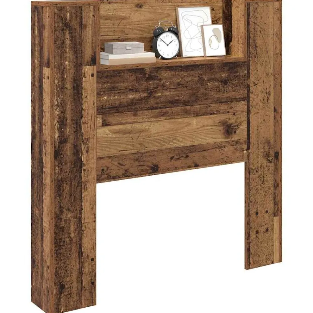 vidaXL Camas Y Accesorios-Cabecero Madera vieja 100 x 15 x 103,5 cm Madera de ingeniería