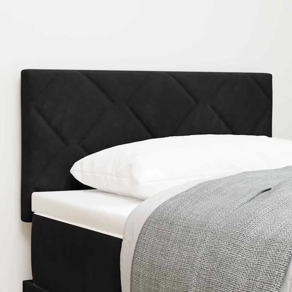 vidaXL Cabecero 80 cm Terciopelo Negro