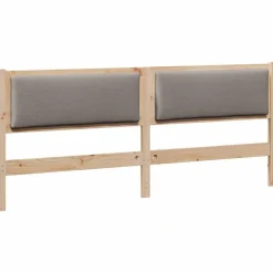 vidaXL Camas Y Accesorios-Cabecero Otro Marrón 200 cm Madera maciza de pino