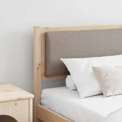 vidaXL Camas Y Accesorios-Cabecero Otro Marrón 200 cm Madera maciza de pino