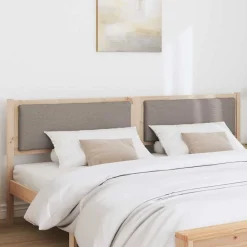 vidaXL Camas Y Accesorios-Cabecero Otro Marrón 200 cm Madera maciza de pino
