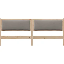 vidaXL Camas Y Accesorios-Cabecero Otro Marrón 200 cm Madera maciza de pino