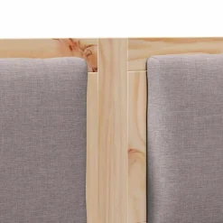 vidaXL Camas Y Accesorios-Cabecero Otro Marrón 200 cm Madera maciza de pino