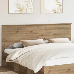 vidaXL Cabecero Roble artesanal 200 cm Madera contrachapada Roble artisan Outlet