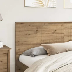 vidaXL Cabecero Roble artesanal 200 cm Madera contrachapada Roble artisan Outlet