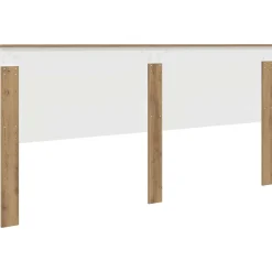 vidaXL Cabecero Roble artesanal 200 cm Madera contrachapada Roble artisan Outlet