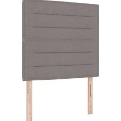 vidaXL Cabecero 90 cm tela Taupé