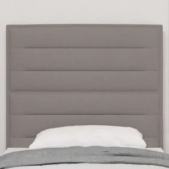 vidaXL Cabecero 90 cm tela Taupé