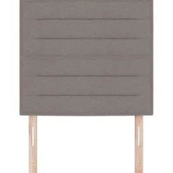 vidaXL Cabecero 90 cm tela Taupé