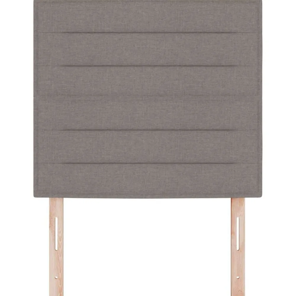 vidaXL Cabecero 90 cm tela Taupé