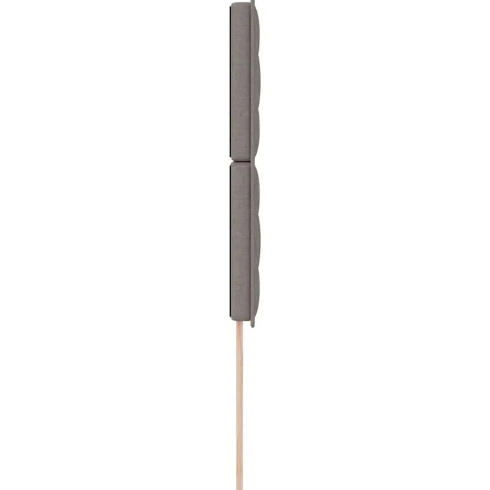 vidaXL Cabecero 90 cm tela Taupé