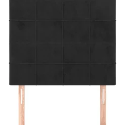 vidaXL Cabecero Terciopelo 80x5x118/128 cm Negro Online