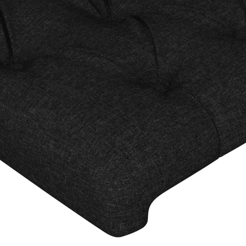 vidaXL Cabeceros 2 unidades tela 80x7x78/88 cm Negro Online
