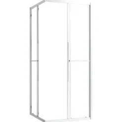 vidaXL Fontanería-Cabina de ducha ESG 80x80x180 cm
