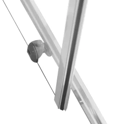vidaXL Fontanería-Cabina de ducha ESG 80x80x180 cm