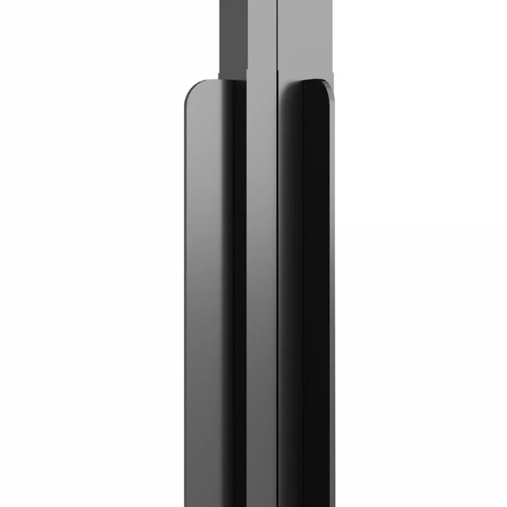 vidaXL Cabina de ducha ESG semiesmerilado negro 80x80x180 cm