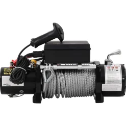 vidaXL Manipulación De Materiales-Cabrestante eléctrico 12 V 5909 kg