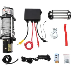 vidaXL Manipulación De Materiales-Cabrestante eléctrico 12 V 5909 kg