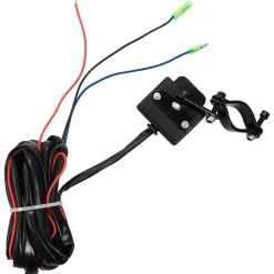 vidaXL Cabrestante eléctrico placa montaje guía de rodillo 12V 1360KG Clearance