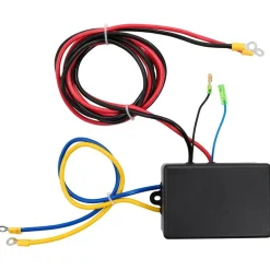 vidaXL Cabrestante eléctrico placa montaje guía de rodillo 12V 1360KG Outlet