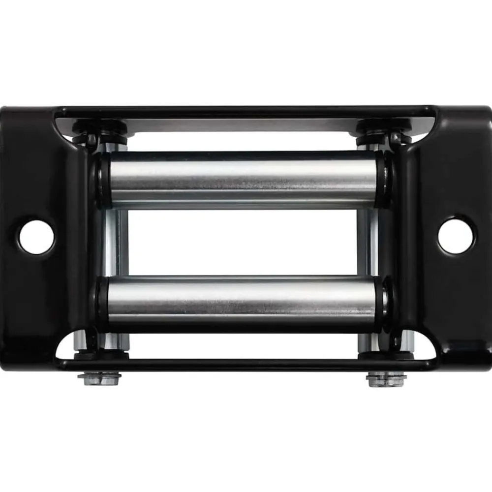 vidaXL Cabrestante eléctrico placa montaje guía de rodillo 12V 1360KG Outlet