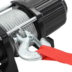 vidaXL Cabrestante eléctrico con mando a distancia 12V 4500lbs 2040kg Discount