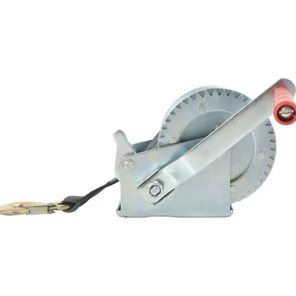 vidaXL Manipulación De Materiales-Cabrestante manual con correa 540 kg