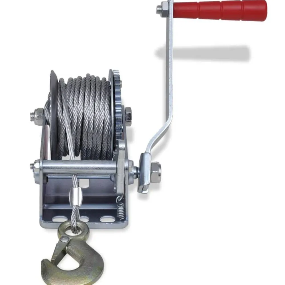 vidaXL Manipulación De Materiales-Cabrestante manual 360 kg