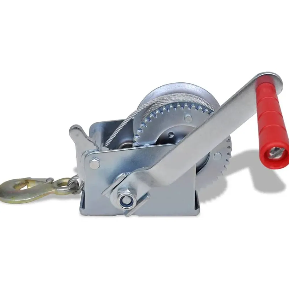 vidaXL Manipulación De Materiales-Cabrestante manual 360 kg