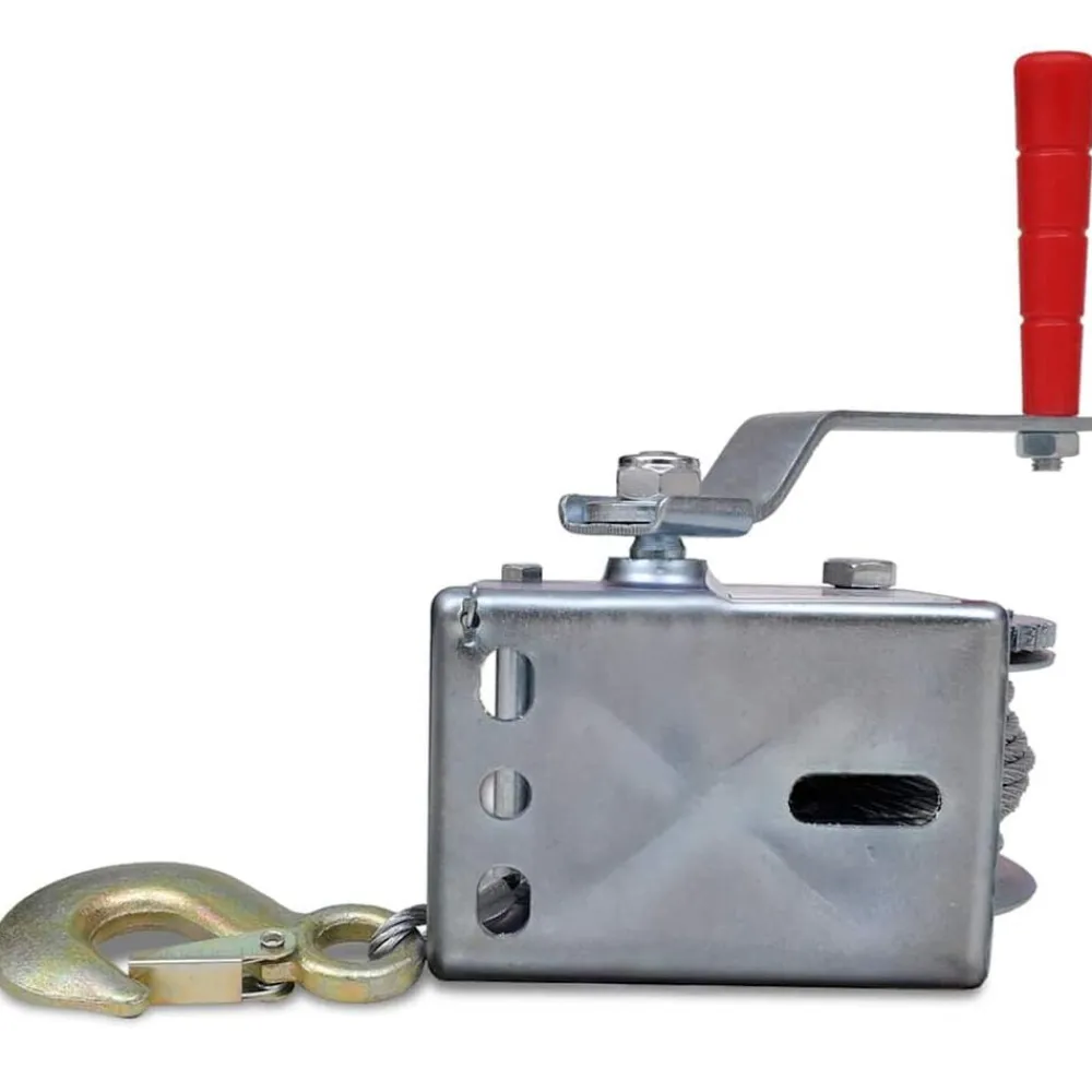 vidaXL Manipulación De Materiales-Cabrestante manual 360 kg