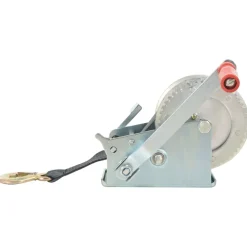 vidaXL Manipulación De Materiales-Cabrestante manual con correa 1587 kg