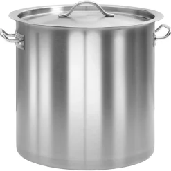 vidaXL Cacerola de acero inoxidable 26 L 32x32 cm