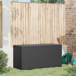 vidaXL Muebles De Jardín-Caja de almacenaje de jardín ratán sintético 120x50x60 cm