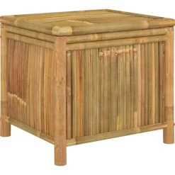 vidaXL Caja de almacenaje de jardín bambú 60x52x55 cm