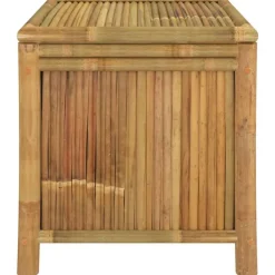vidaXL Caja de almacenaje de jardín bambú 60x52x55 cm