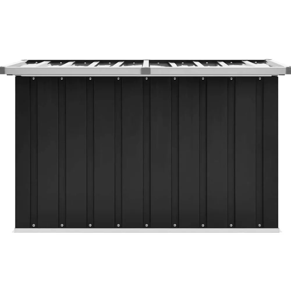 vidaXL Caja de almacenaje para jardín gris 109x67x65 cm Antracita Online