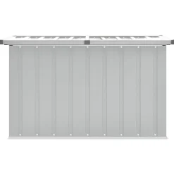 vidaXL Caja de almacenaje para jardín 109x67x65 cm Gris