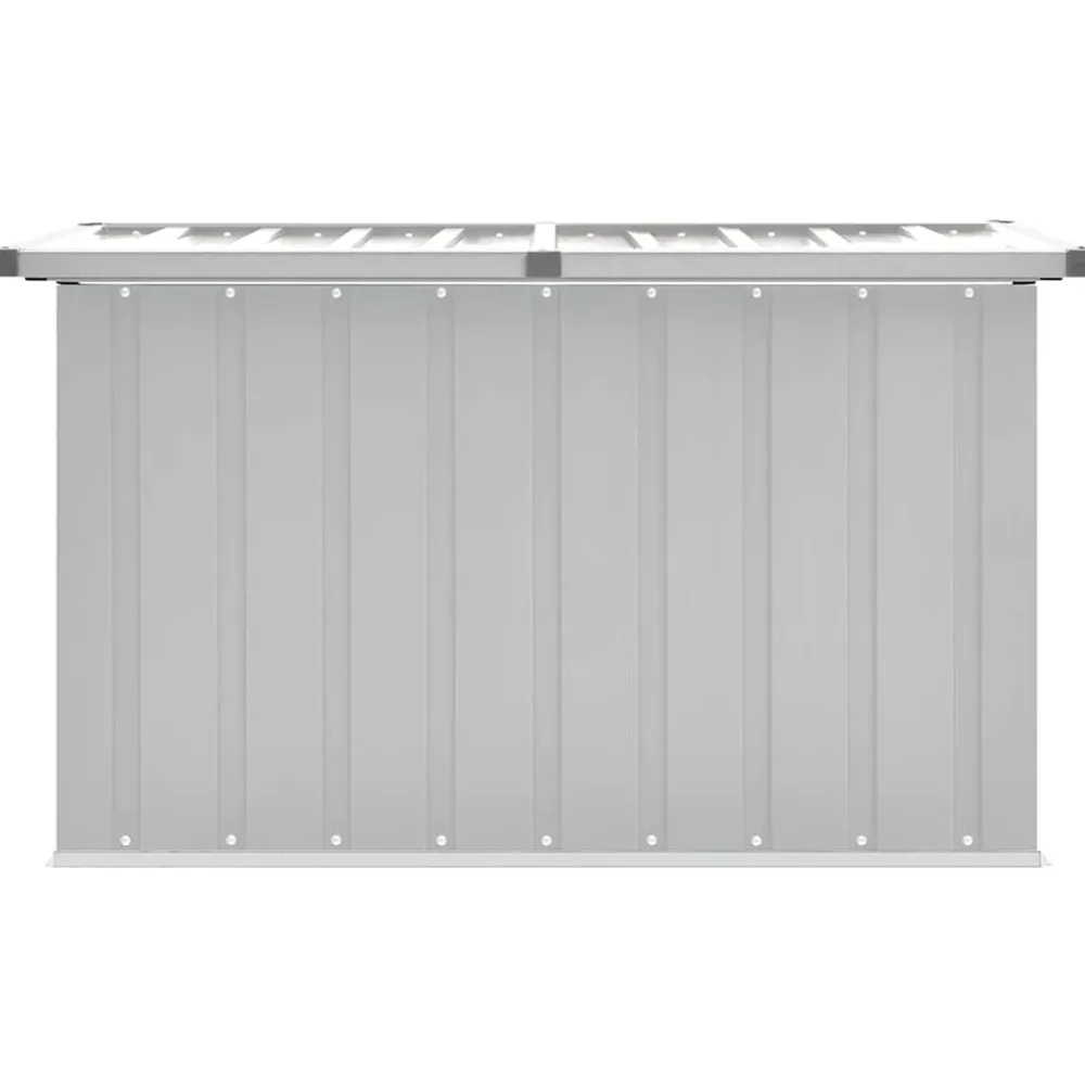 vidaXL Caja de almacenaje para jardín 109x67x65 cm Gris