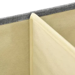 vidaXL Caja de almacenaje tela 50x30x25 cm Gris Sale