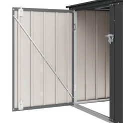 vidaXL Caja de Almacenamiento para Jardín Negro 151,5 x 107 x 100 cm Clearance