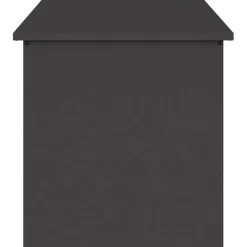 vidaXL Productos Del Hogar-Caja de Almacenamiento Exterior 100 x 50,5 x 50 cm Acero