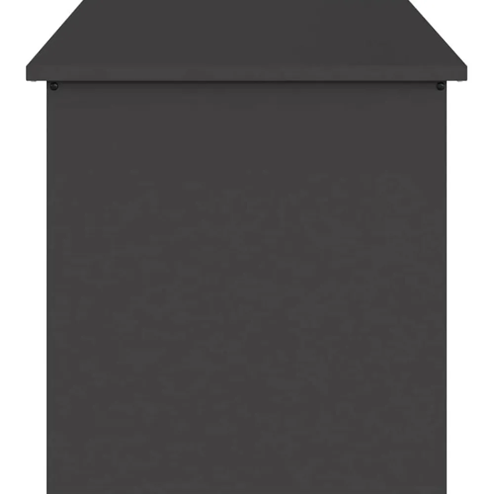 vidaXL Productos Del Hogar-Caja de Almacenamiento Exterior 100 x 50,5 x 50 cm Acero