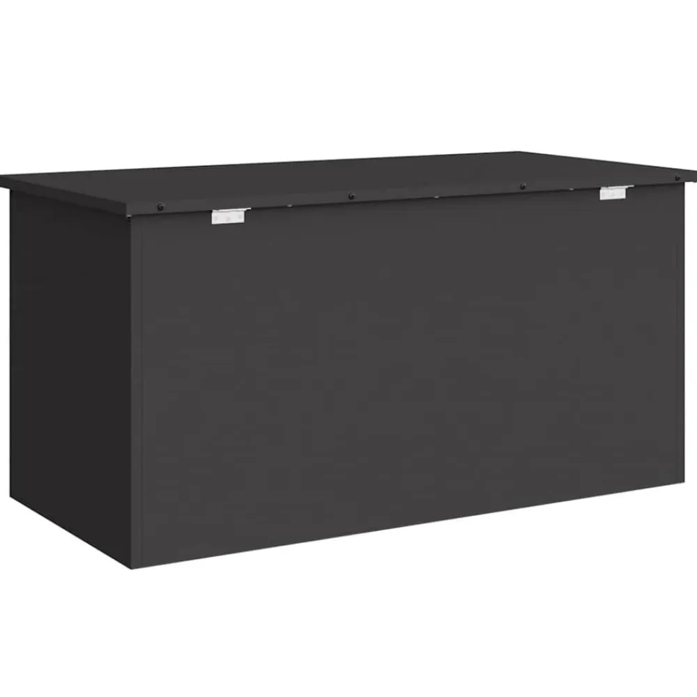vidaXL Productos Del Hogar-Caja de Almacenamiento Exterior 100 x 50,5 x 50 cm Acero