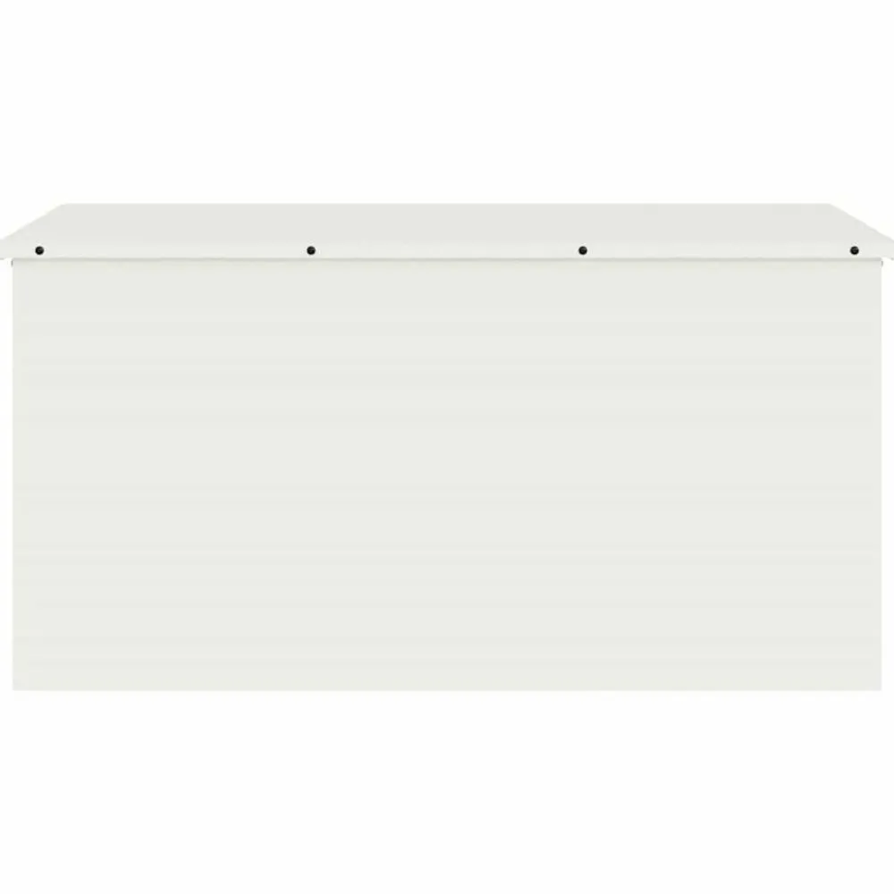 vidaXL Productos Del Hogar-Caja de Almacenamiento Exterior 100 x 50,5 x 50 cm Acero