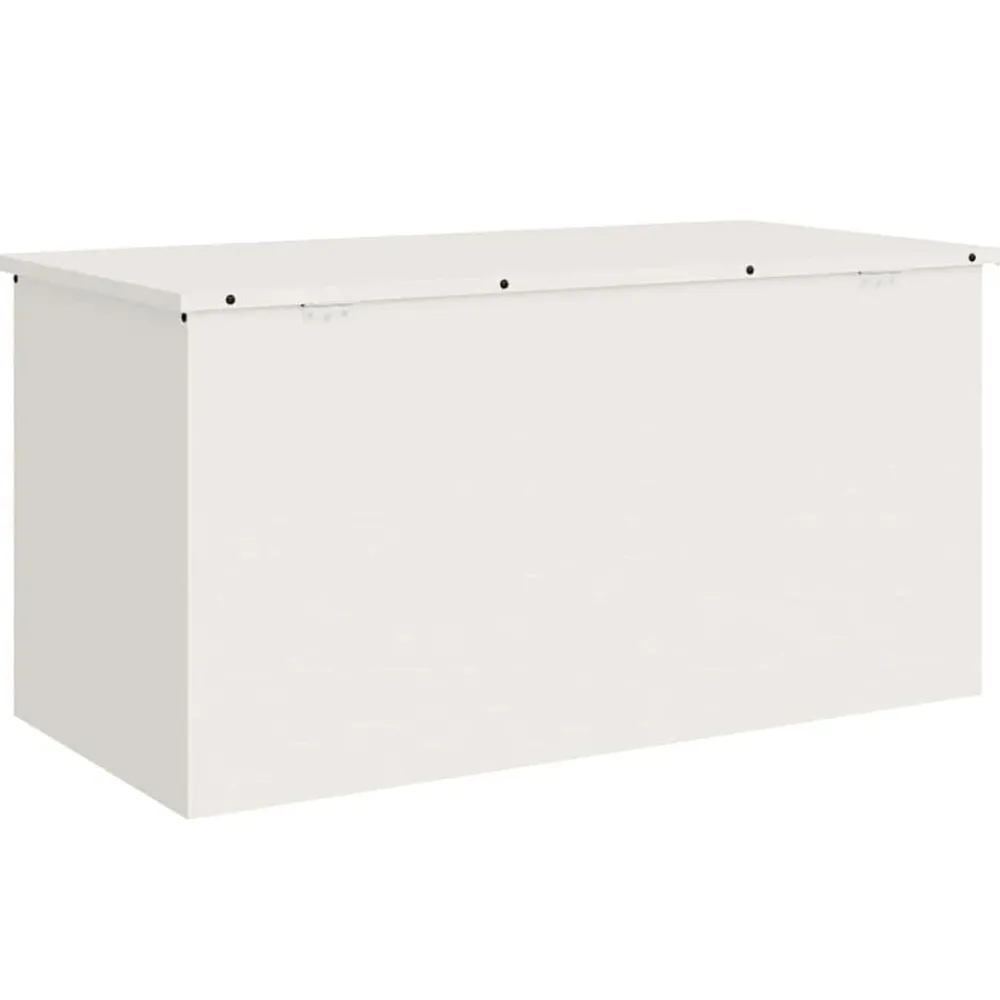 vidaXL Productos Del Hogar-Caja de Almacenamiento Exterior 100 x 50,5 x 50 cm Acero