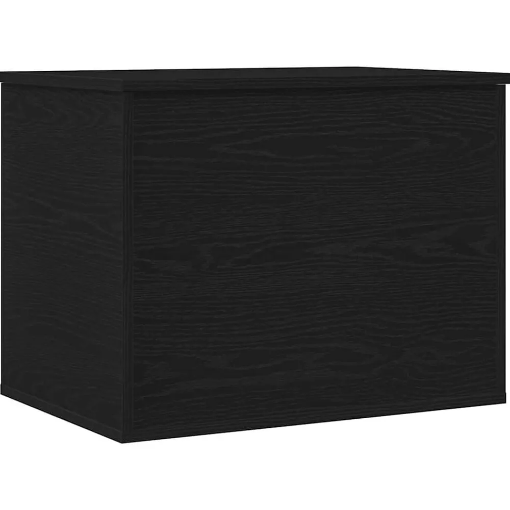 vidaXL Caja de Almacenamiento 60 x 42 x 46 cm Roble negro Discount